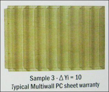 Typical Multiwall Polycarbonate Sheet