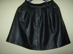 Leather Designer Skirt