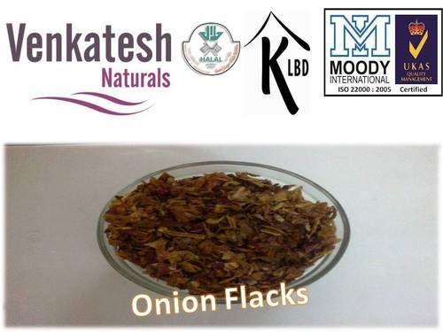 Dehydrated Red Onion Flakes - Pure & Pronounced Flavor, Max 6.0% Moisture, NMT 1000 cfu/g Total Plate Count, Ideal for Soups and Sauces