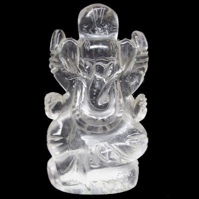 Rock Crystal Ganesha