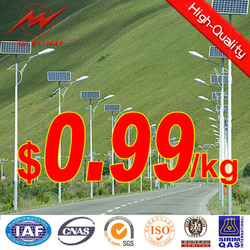 कम्पोजिट और फाइबरग्लास स्ट्रीट लाइट पोल