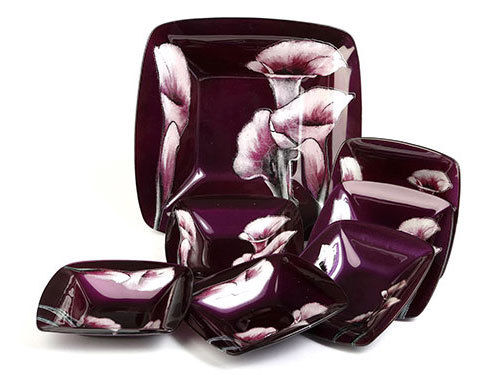 Violet Tray Set