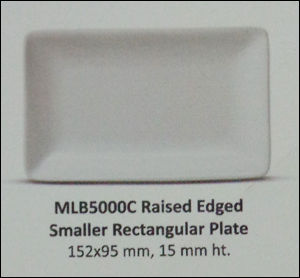 Raised Edged Smaller Rectangular Plate (Mlb5000c)