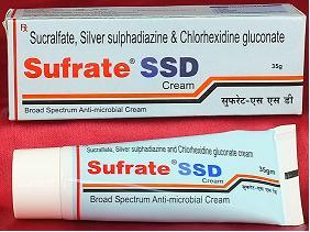 Sufrate-SSD (Anti-infective Skin Preparations)
