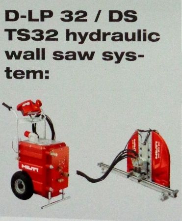 D-Lp 32 And Ds Ts32 Hydraulic Wall Saw System