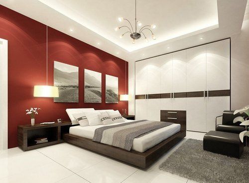 Sober Bedroom Interior Designing