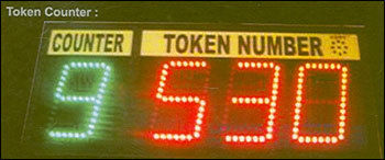 Token Counter Display Boards