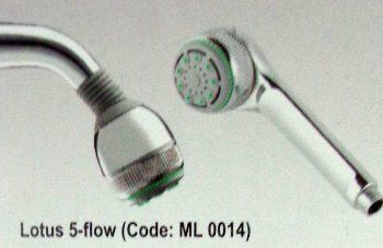 Bath Showers Lotus 5 Flow (Ml 0014)