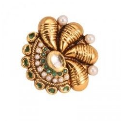 Kundan Stone Finger Ring