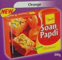 Orange Soan Papdi