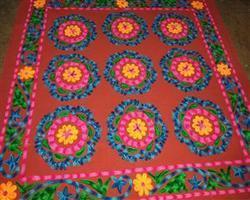 Suzani Designer Bed Cover