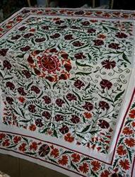 Suzani Printed Bed Cover