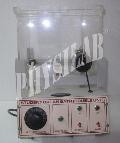 Student Organ Bath - Perspex Design 8"x4"x5" with Leak-Proof Dovetailed Joints, Fine Thermostatic Temperature Control and Sturdy Metal Frame