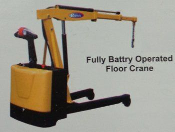 Fully Battery Operated Floor Crane