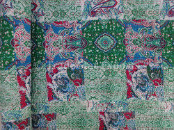 Handmade Patch Work Print Kantha Quilt