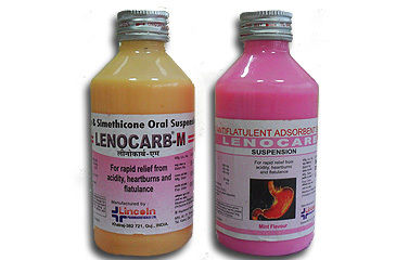 Lenocarb (Antacid Antiflatulent Suspension)