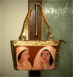 Hand-Painted Fancy Ladies Handbag