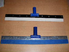 Metalic wiper/squeezee Blades