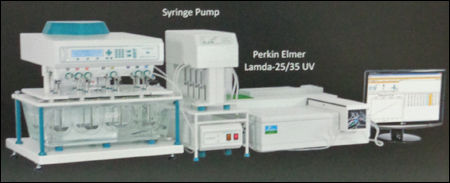 8 Station Automated System with Syringe Pump and UV Spectrophotometer