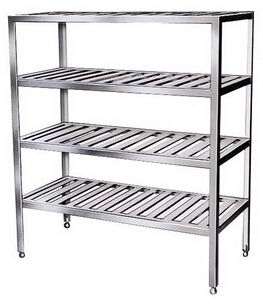 Stainless Steel Storage Cabinet And Shelves