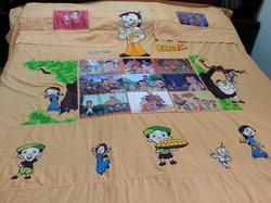 Chota Bheem Bed Cover