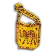 Lovely Yellow Color Carry Ladies Hand Bag