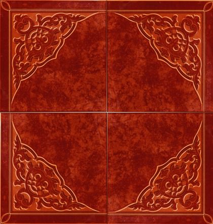 Rustic Anti-Slip Dark Red Floor Tile