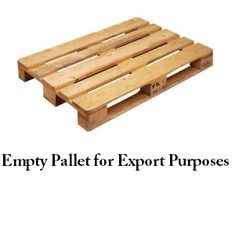 Empty Pallet For Export Purposes