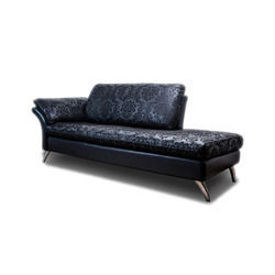 Black Color Leather Sofa