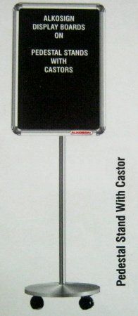 Display Boards With Pedestal Stand 