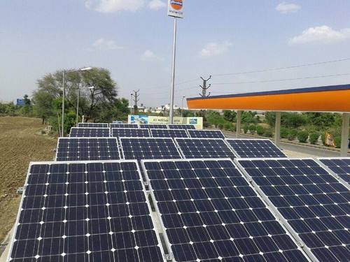 Solar Rooftop System For Petrol Pump