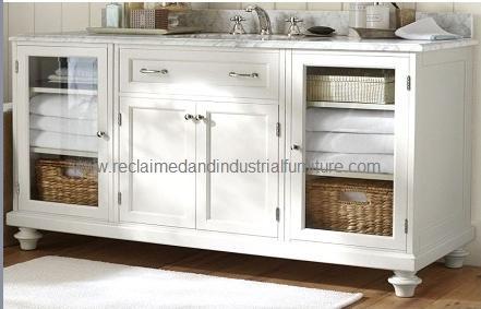 White Color Bathroom Vanity Cabinet