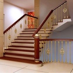 Copper And Gold Plated Railings