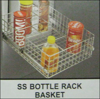 SS Bottle Rack Basket