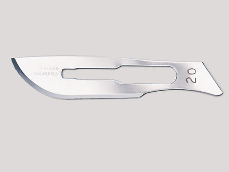 Sterile Surgical Blade - Carbon Tipped Steel, Available Sizes 15-22 | Single Use, Pack Options of 50/100/200/500