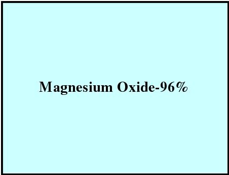  मैग्नीशियम ऑक्साइड -96% 