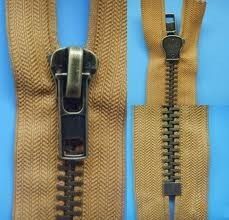 Brass Zippers