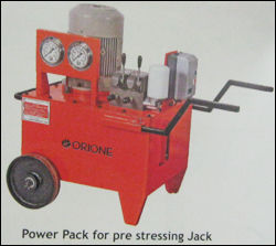 Hydraulic Power Packs For Pre Stressing Jacks