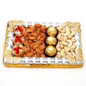 Tasty Sweets Chocolates And Dry Fruit Combo