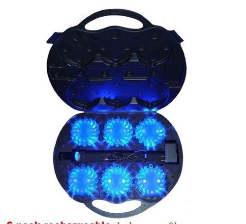 6 Pack Rechargeable LED Power Flares