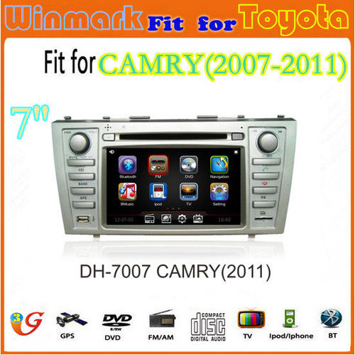 7 inch 2 Din HD Touch Screen Cheap Car DVD Player with Radio TV Bluetooth Etc. for Toyota CAMRY