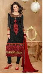 Black Embroidery Work Georgette Pakistani Salwar Kameez Suit