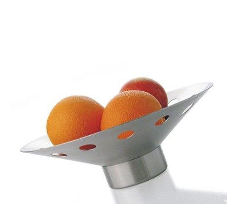 Fruit Bowl With A Base And Round Holes