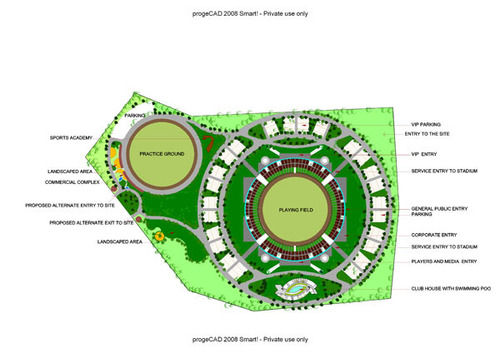 Cricket Stadium Architectural Service