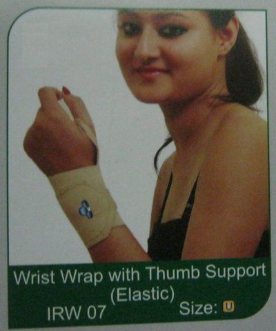 Elastic Wrist Wrap With Thumb Support