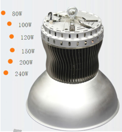 80w High Lumens Epistar Chip 45mil Led High Bay Light