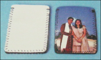 Big Mobile Cover - Leatherette 8x5 cm White, Durable Protective Stylish Sublimation Print