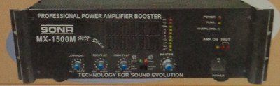 High Power Booster And Two Zone Amplifiers (Mx-1500m)