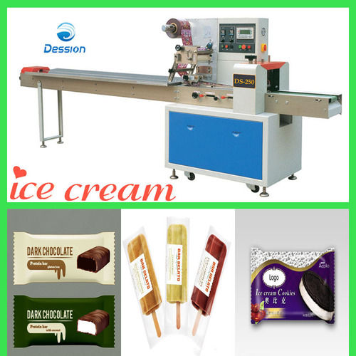 High Speed Frozen Sucker, Popsicles, Ice Cream Packaging Machine