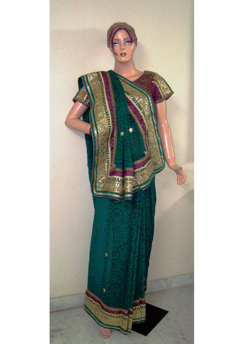 Bandhej Wedding Saree